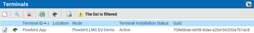 Terminal GUID