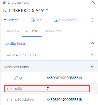 OnuUIChargingpoint details