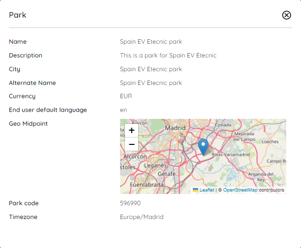 AMT Park EV Relationships details